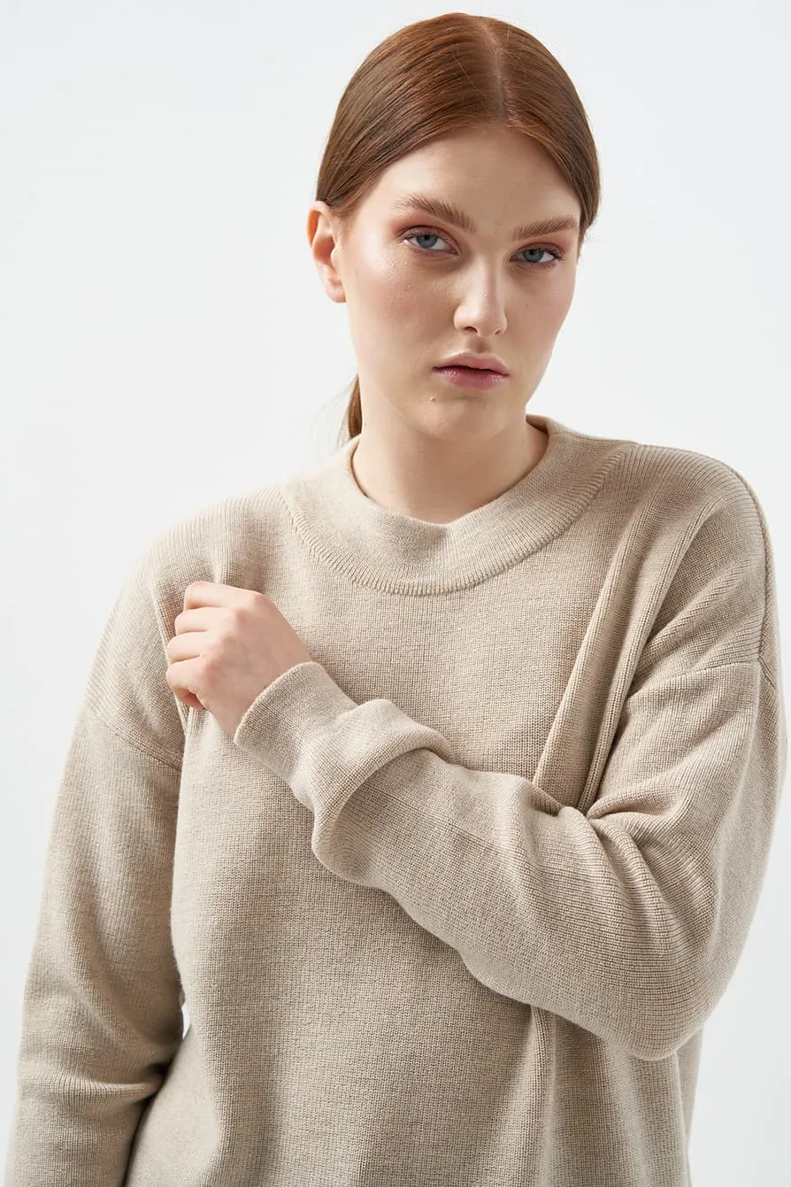 Oversize merino wool sweater
