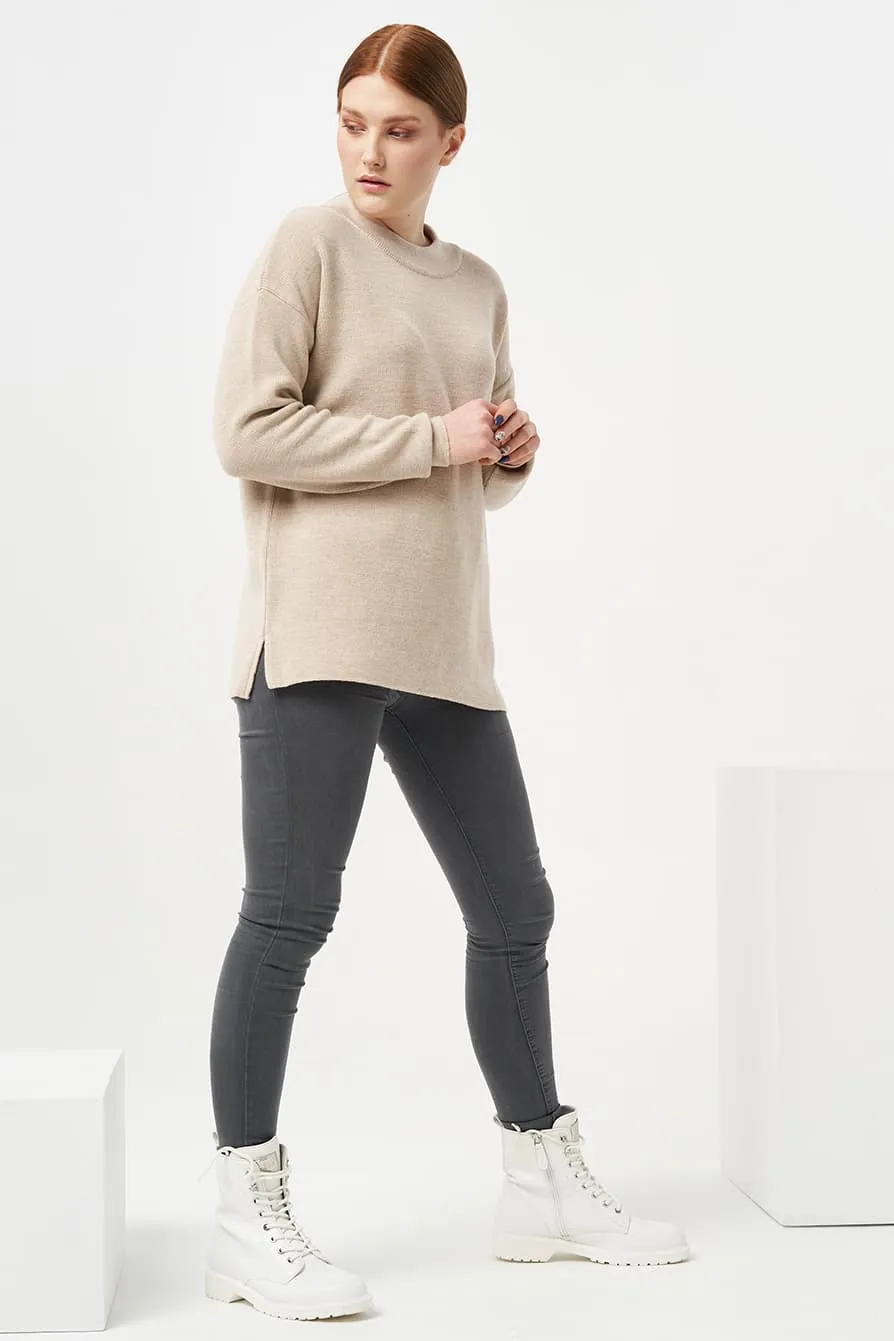 Oversize merino wool sweater