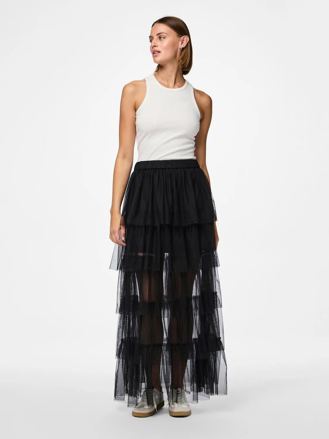 PCSHELBY Mini Skirt - Black