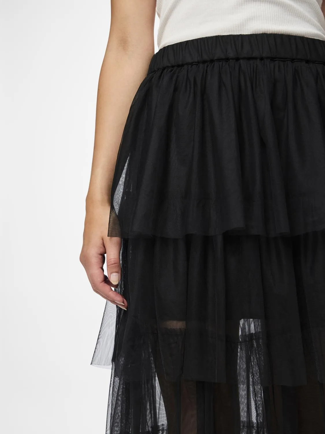 PCSHELBY Mini Skirt - Black