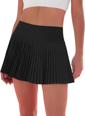 Pleated Tennis Skirt for Women with Shorts Women's Skirts High Waisted Golf Skirts Workout Athletic Skort Skorts
