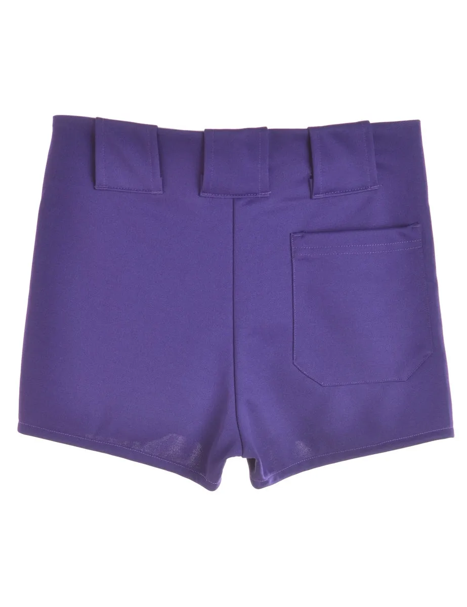 Purple Baseball Shorts