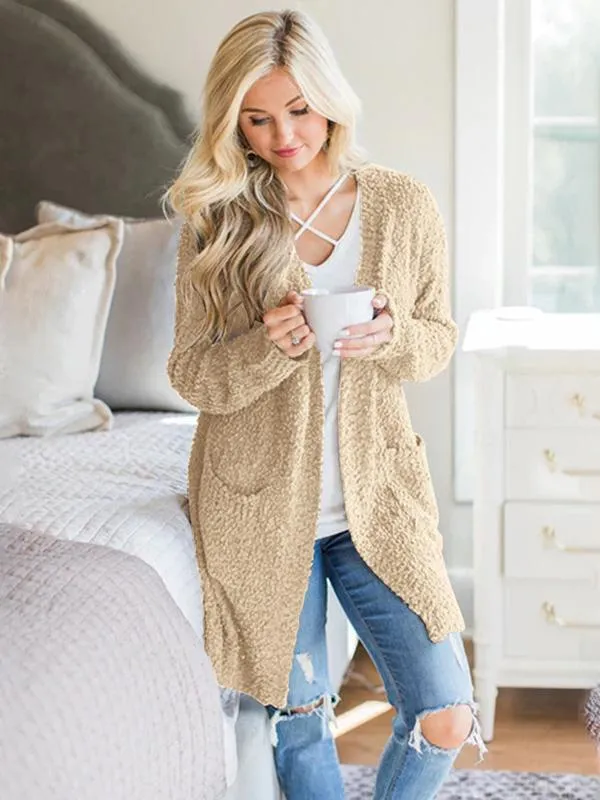 Queenly Knitting Cardigan Tops