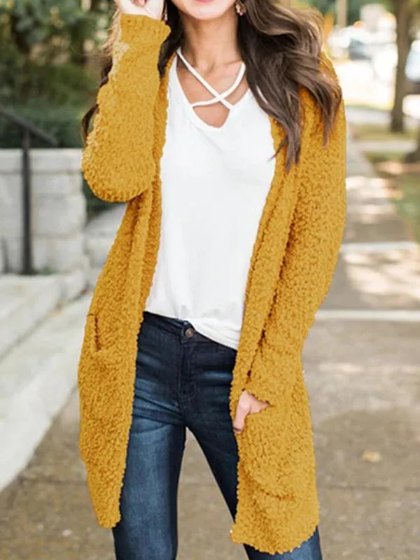 Queenly Knitting Cardigan Tops
