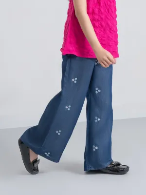 "JAIMIN" Perfect Plazo Fit Denim Pant