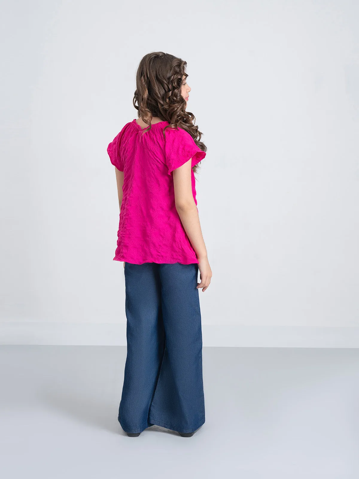 "JAIMIN" Perfect Plazo Fit Denim Pant