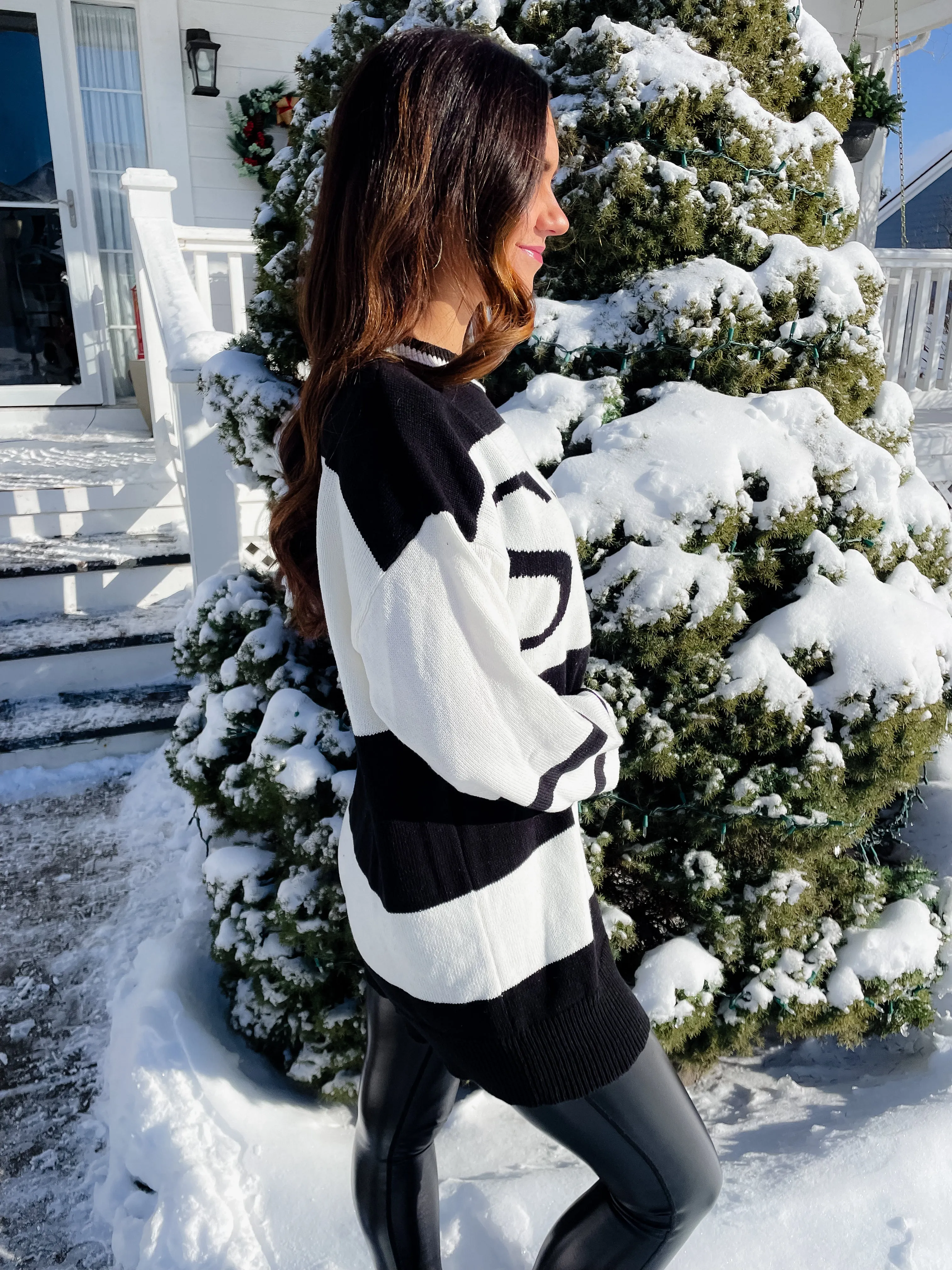 "SKI" Oversized Sweater
