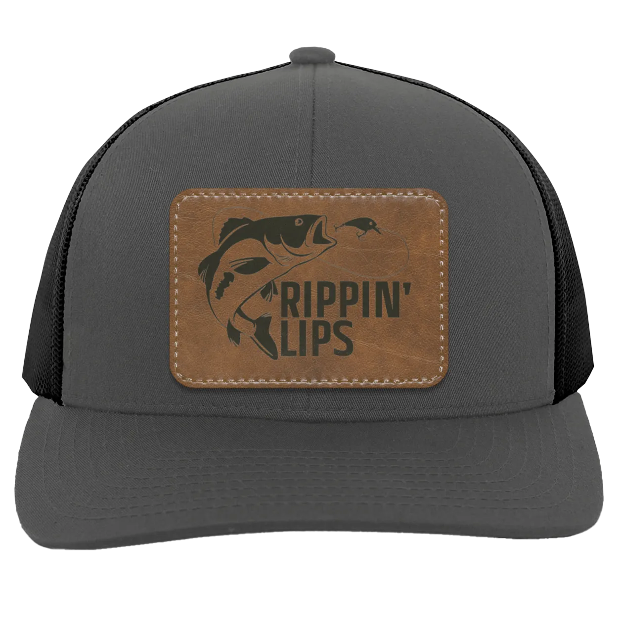 Ripping’ Lips Leather Patch  Snap-Back Hat