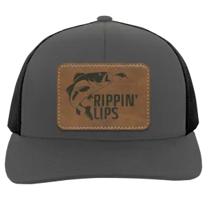 Ripping’ Lips Leather Patch  Snap-Back Hat