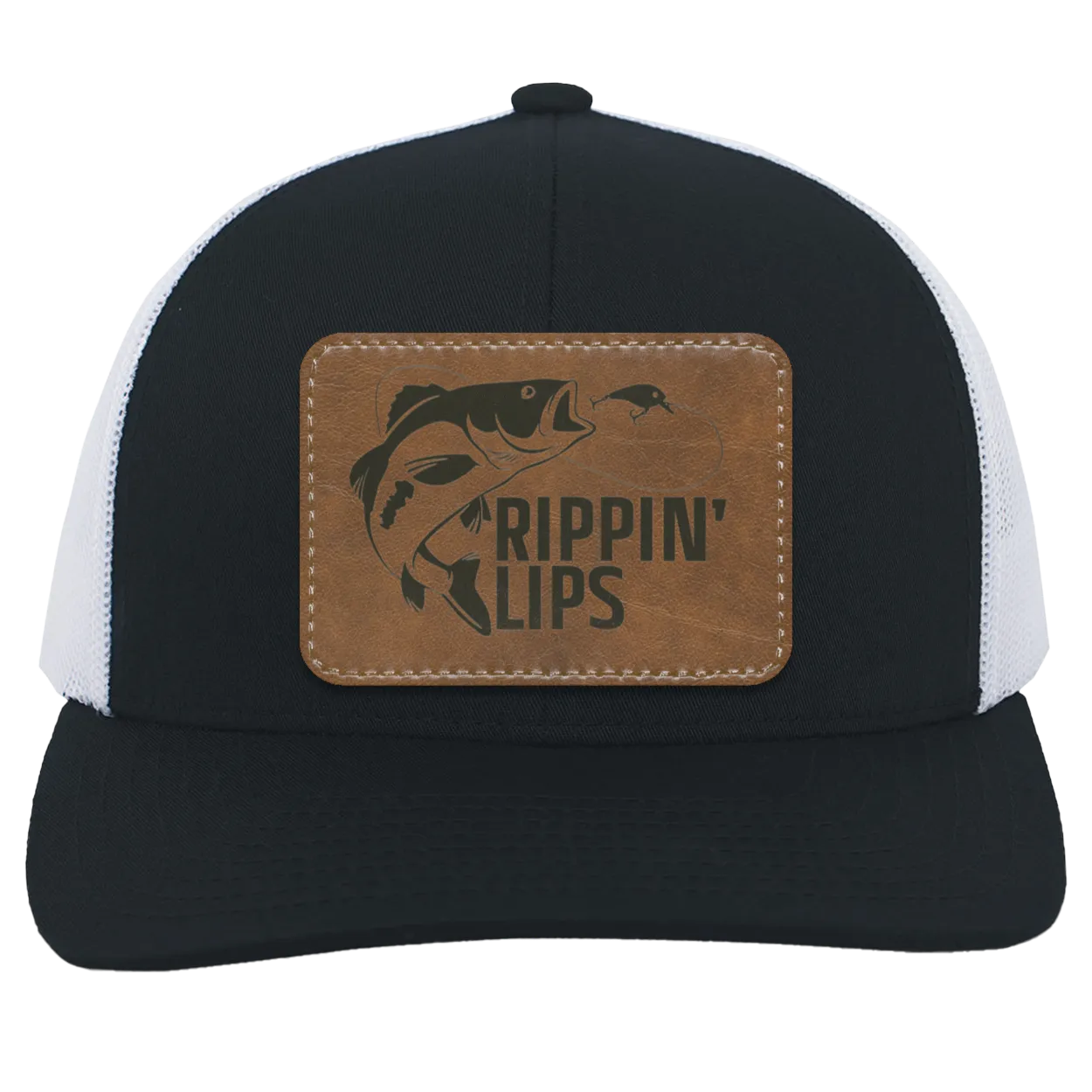 Ripping’ Lips Leather Patch  Snap-Back Hat