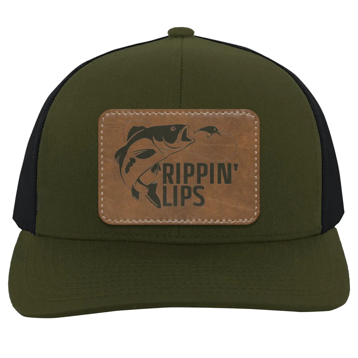 Ripping’ Lips Leather Patch  Snap-Back Hat