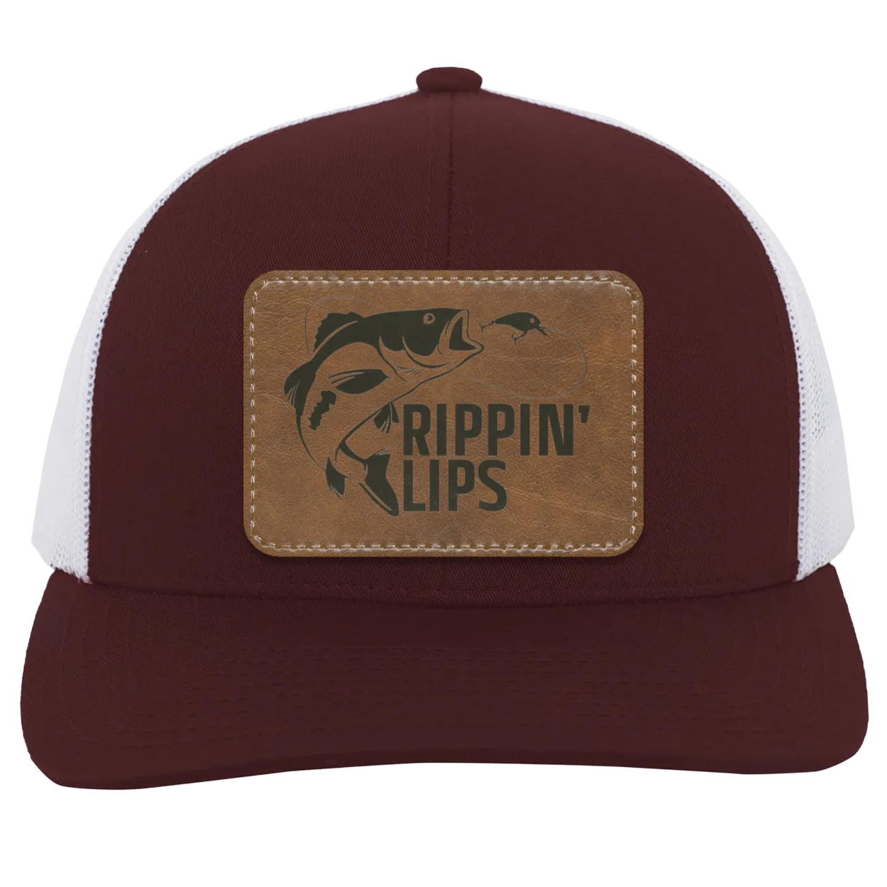 Ripping’ Lips Leather Patch  Snap-Back Hat
