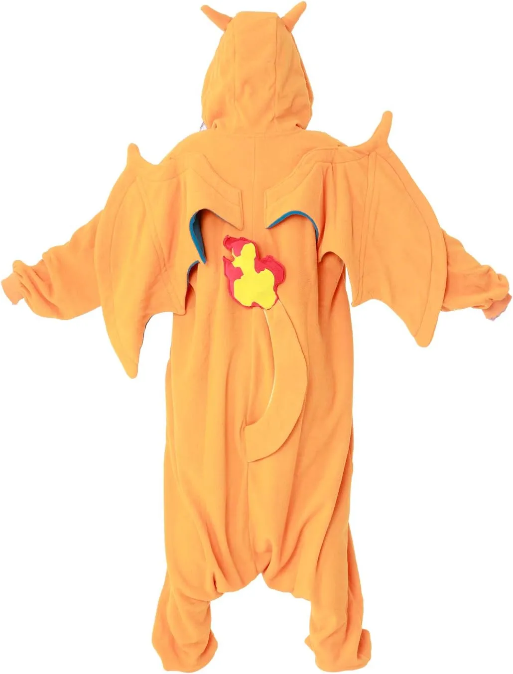 SAZAC Pokemon Charizard Kigurumi Onesie - Adult Halloween, Cosplay, Loungewear - Ultra Soft & Cozy - Unisex