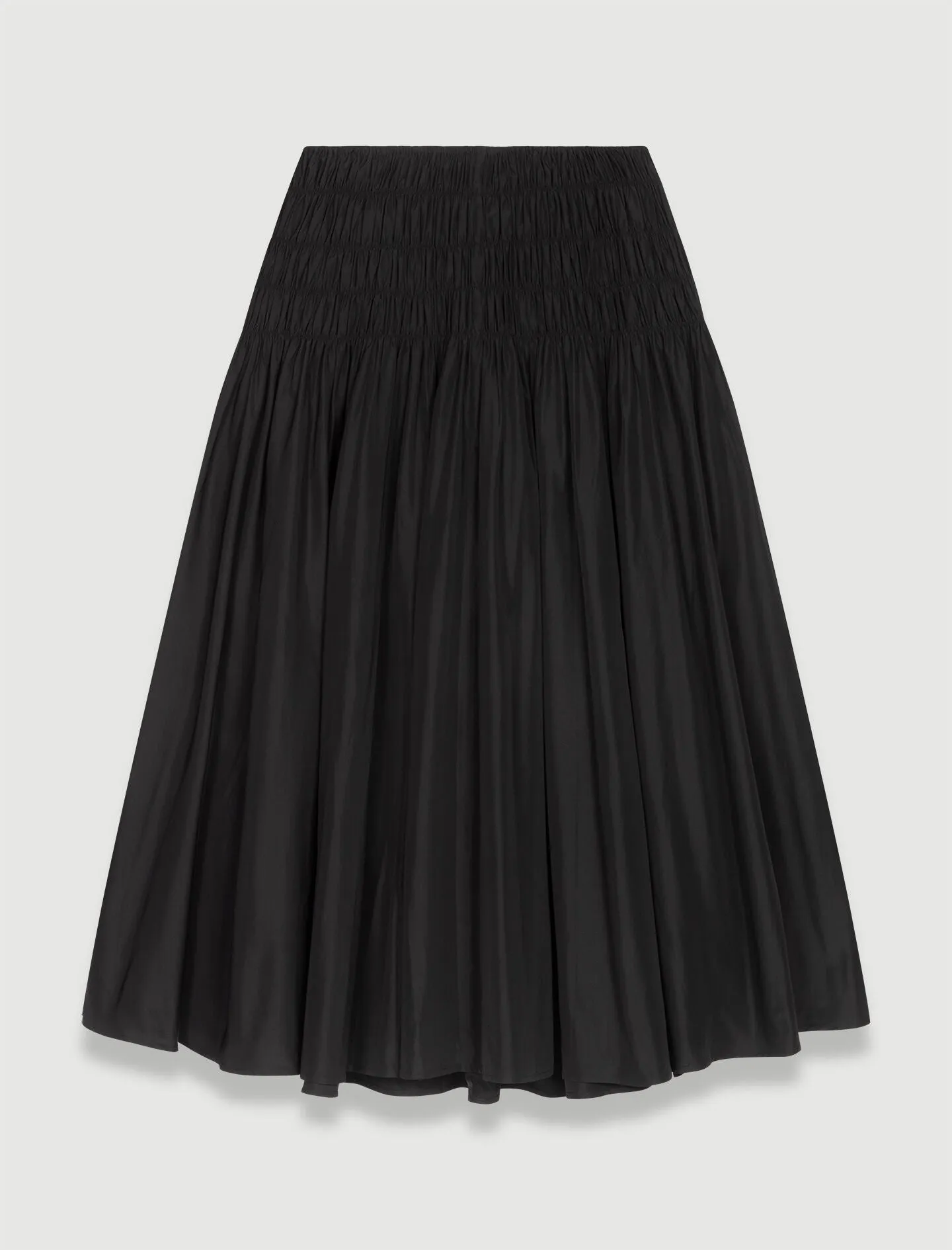 Smocked maxi skirt
