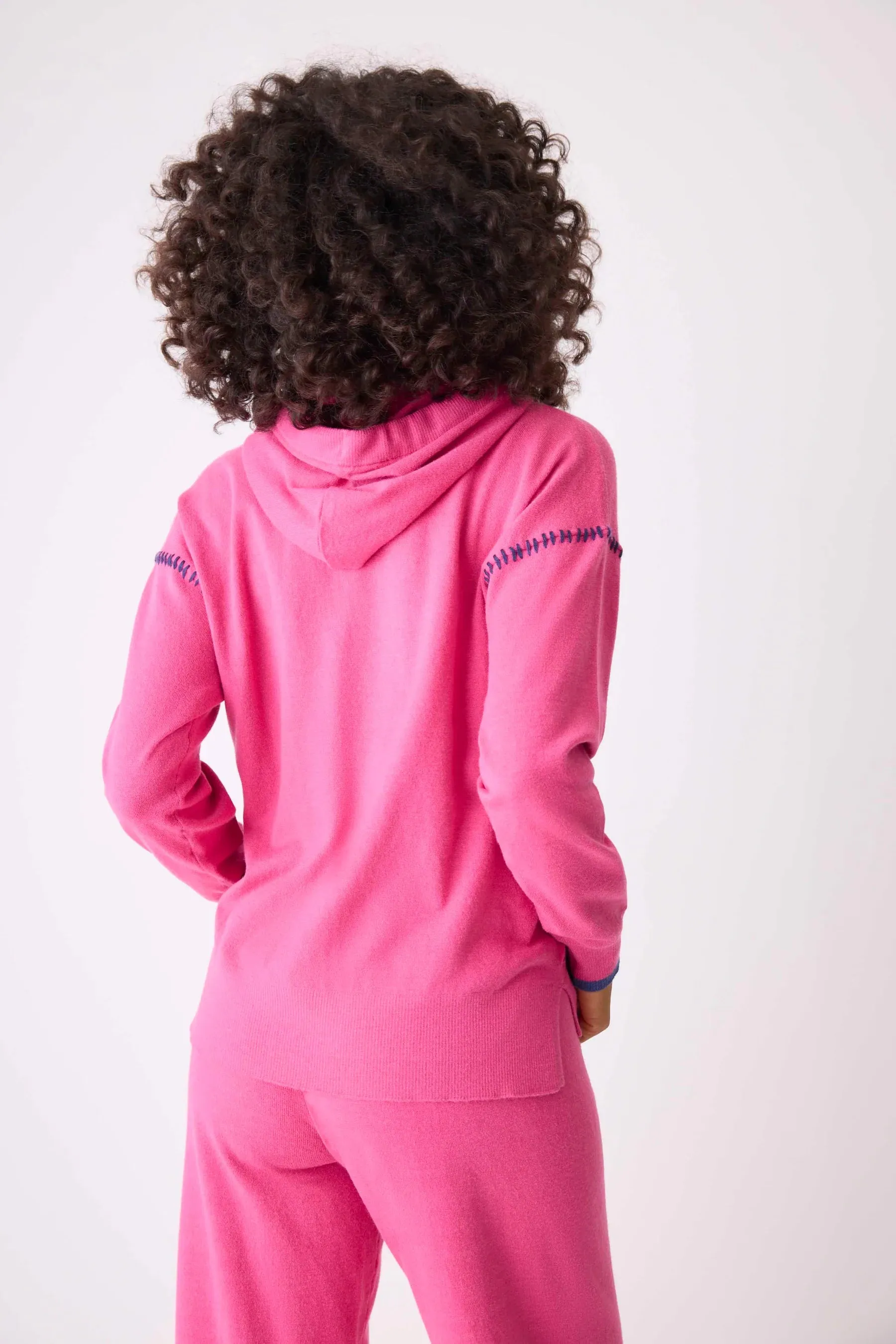 solid cozy hoodie sweater