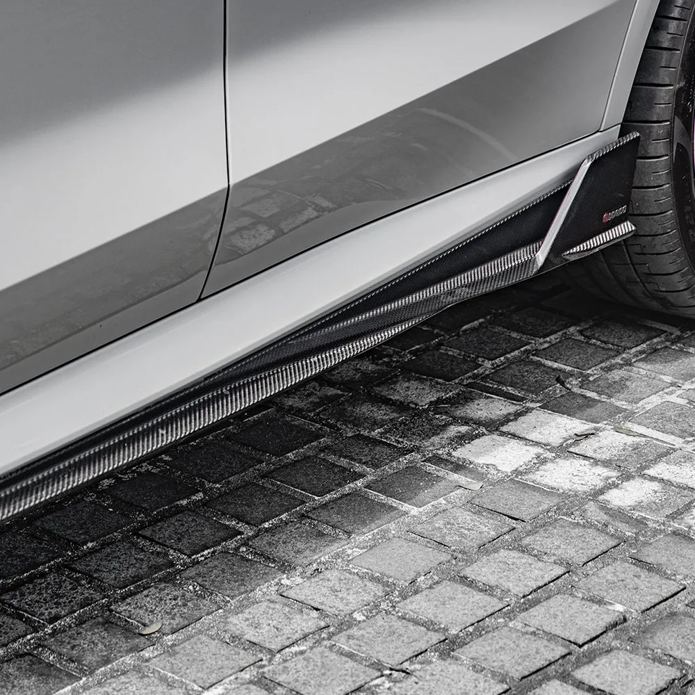 SOOQOO USA Side Skirts for BMW X5 M60i s/x Drive 40i xDrive 50e G05 Carbon Fiber