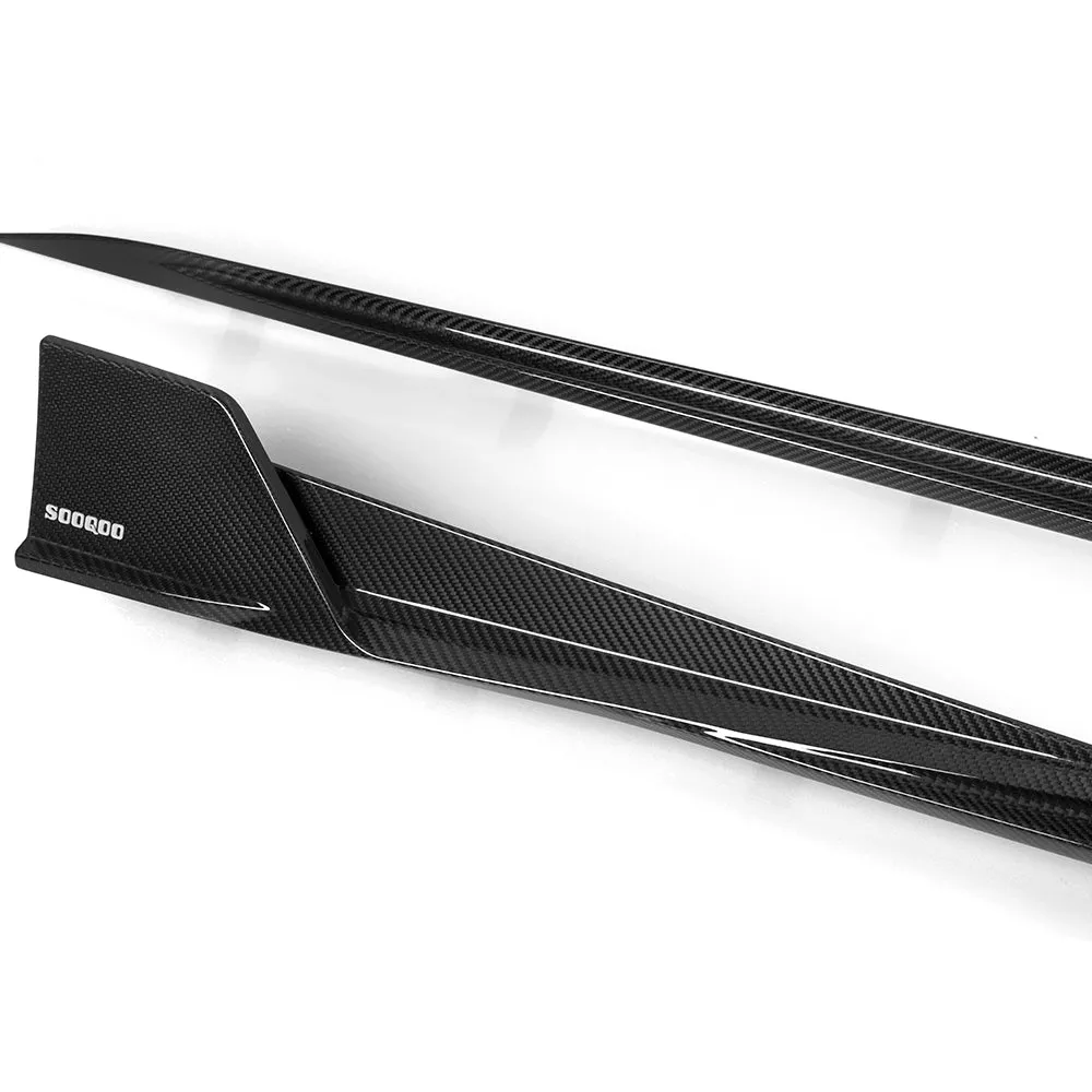 SOOQOO USA Side Skirts for BMW X5 M60i s/x Drive 40i xDrive 50e G05 Carbon Fiber