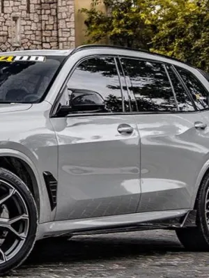 SOOQOO USA Side Skirts for BMW X5 M60i s/x Drive 40i xDrive 50e G05 Carbon Fiber
