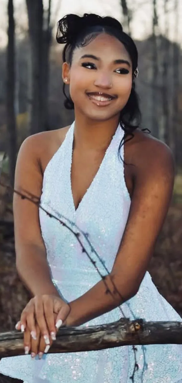 Sparkly White Halter Straps Homecoming Dress Graduation Party Dress , QB0891