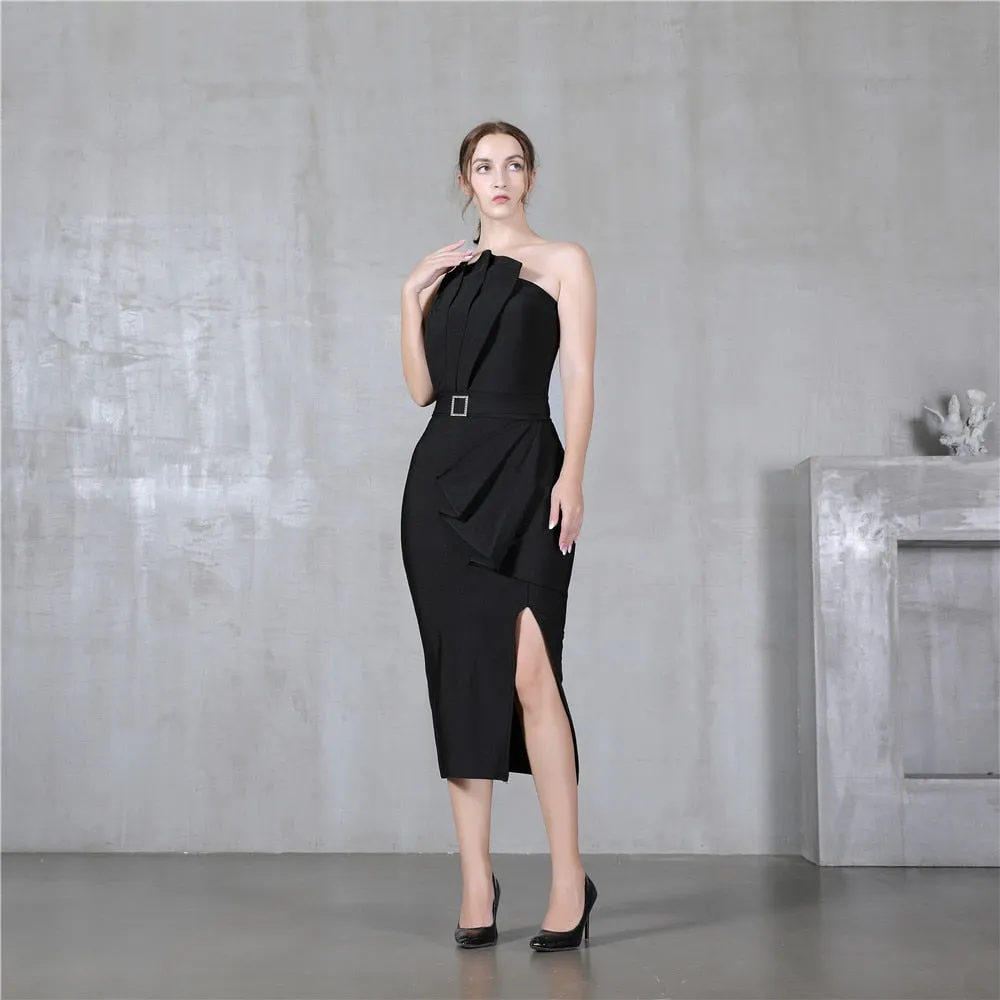 Strapless Bandage Elegant Dress