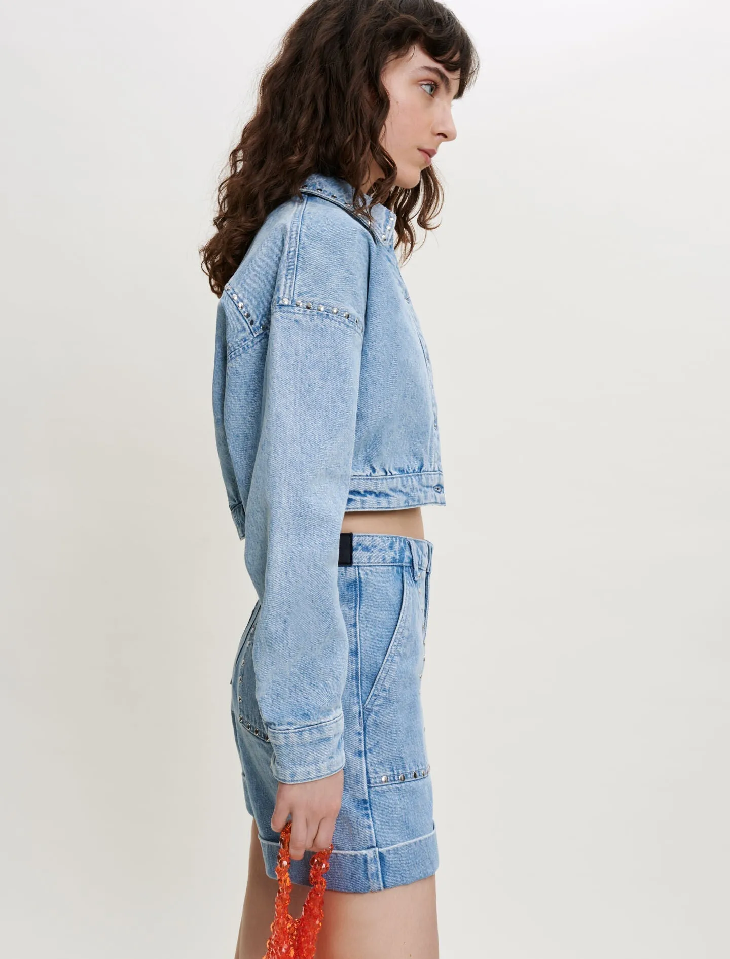 STUDDED DENIM JACKET