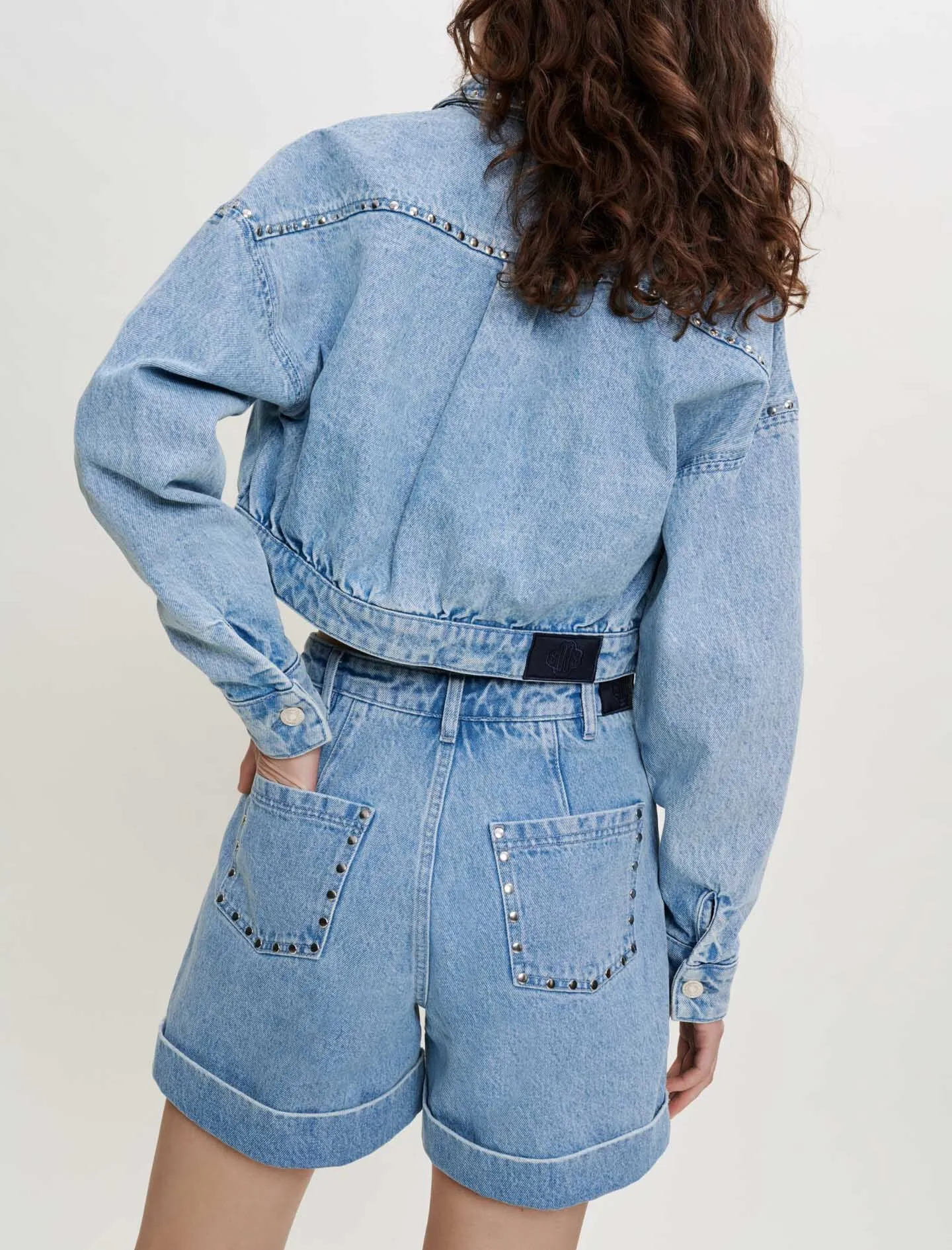 STUDDED DENIM JACKET