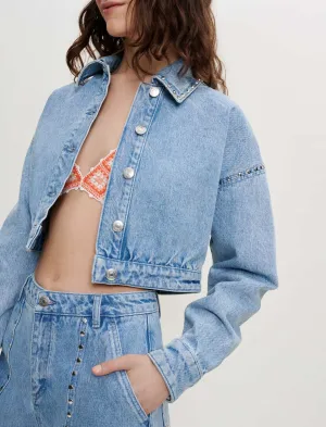 STUDDED DENIM JACKET