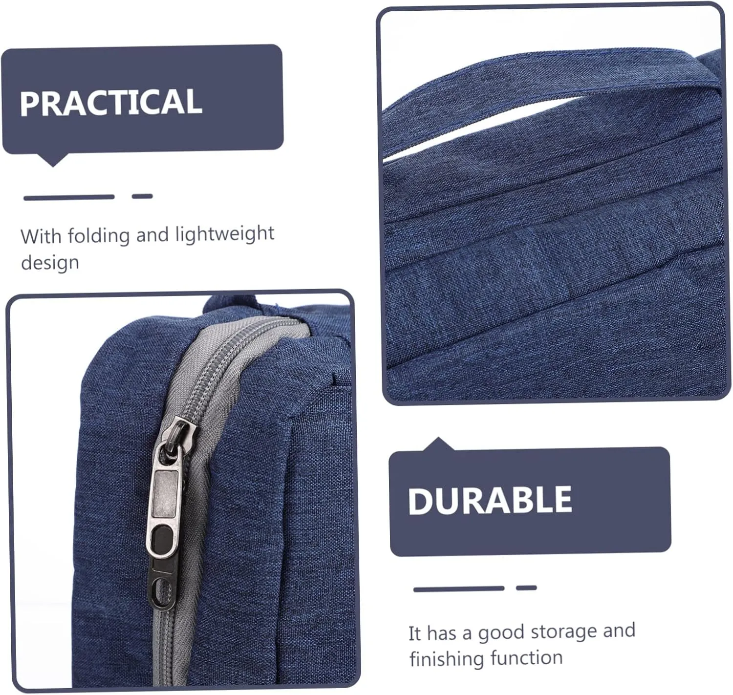 Stylish Hanging Toiletry Bag Travel Cosmetic Bag Male Skincare Organizer Multifunctional Wash Bag Easy Open and Close Design