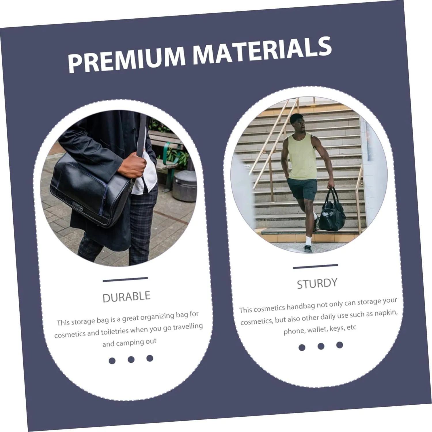 Stylish Hanging Toiletry Bag Travel Cosmetic Bag Male Skincare Organizer Multifunctional Wash Bag Easy Open and Close Design