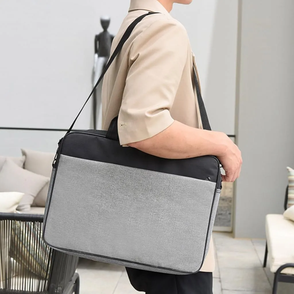 Stylish Waterproof Laptop Bag for Business Travel and Documents Storage Fits 15.6/17 inch Laptops