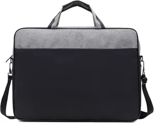 Stylish Waterproof Laptop Bag for Business Travel and Documents Storage Fits 15.6/17 inch Laptops.Black. 17 inches