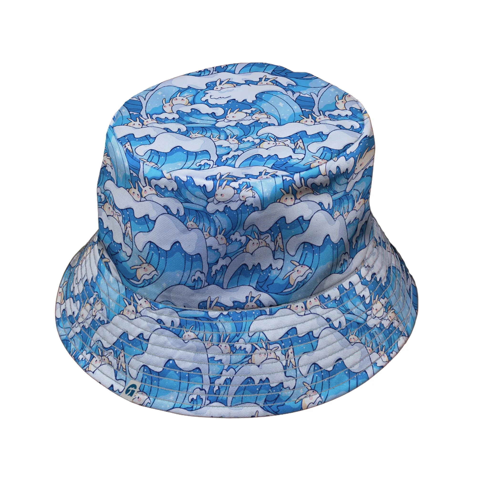 Surfer Bunnies Anime Bucket Hat