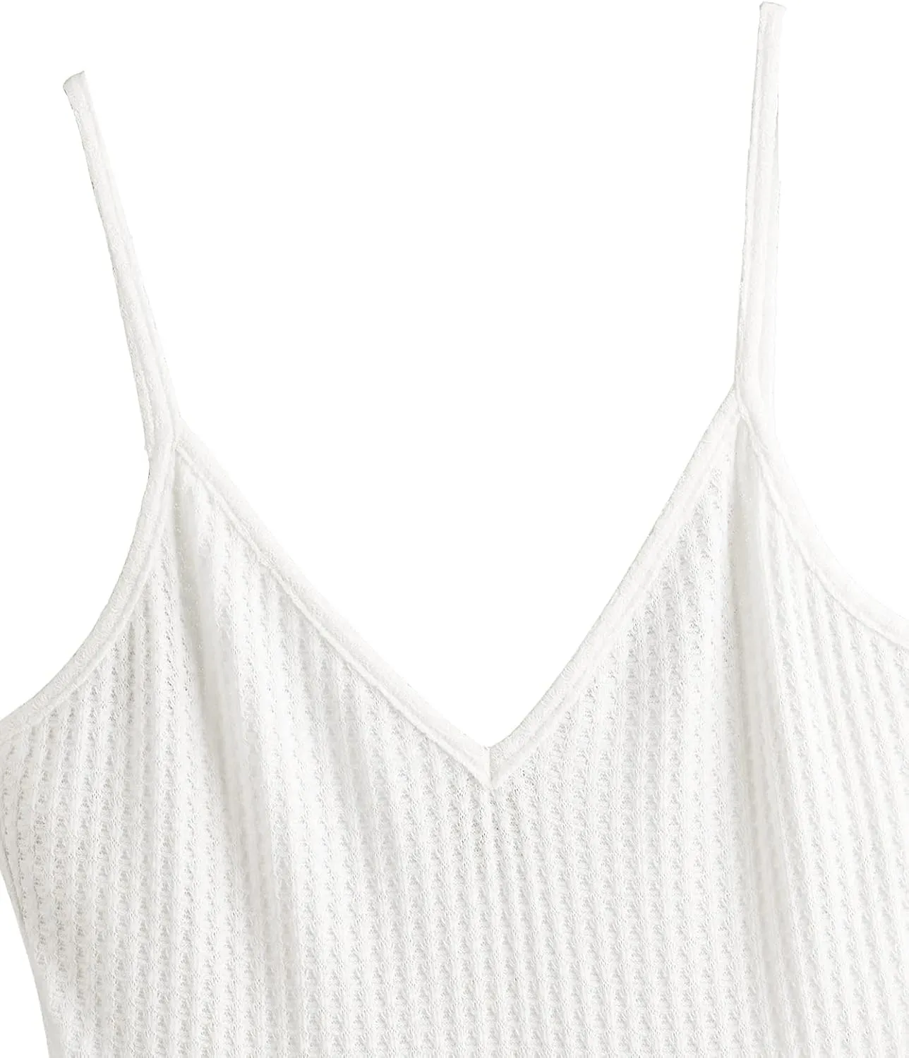 SweatyRocks Women's Casual Spaghetti Strap Ruffle Hem Peplum Cropped Knit Sweater