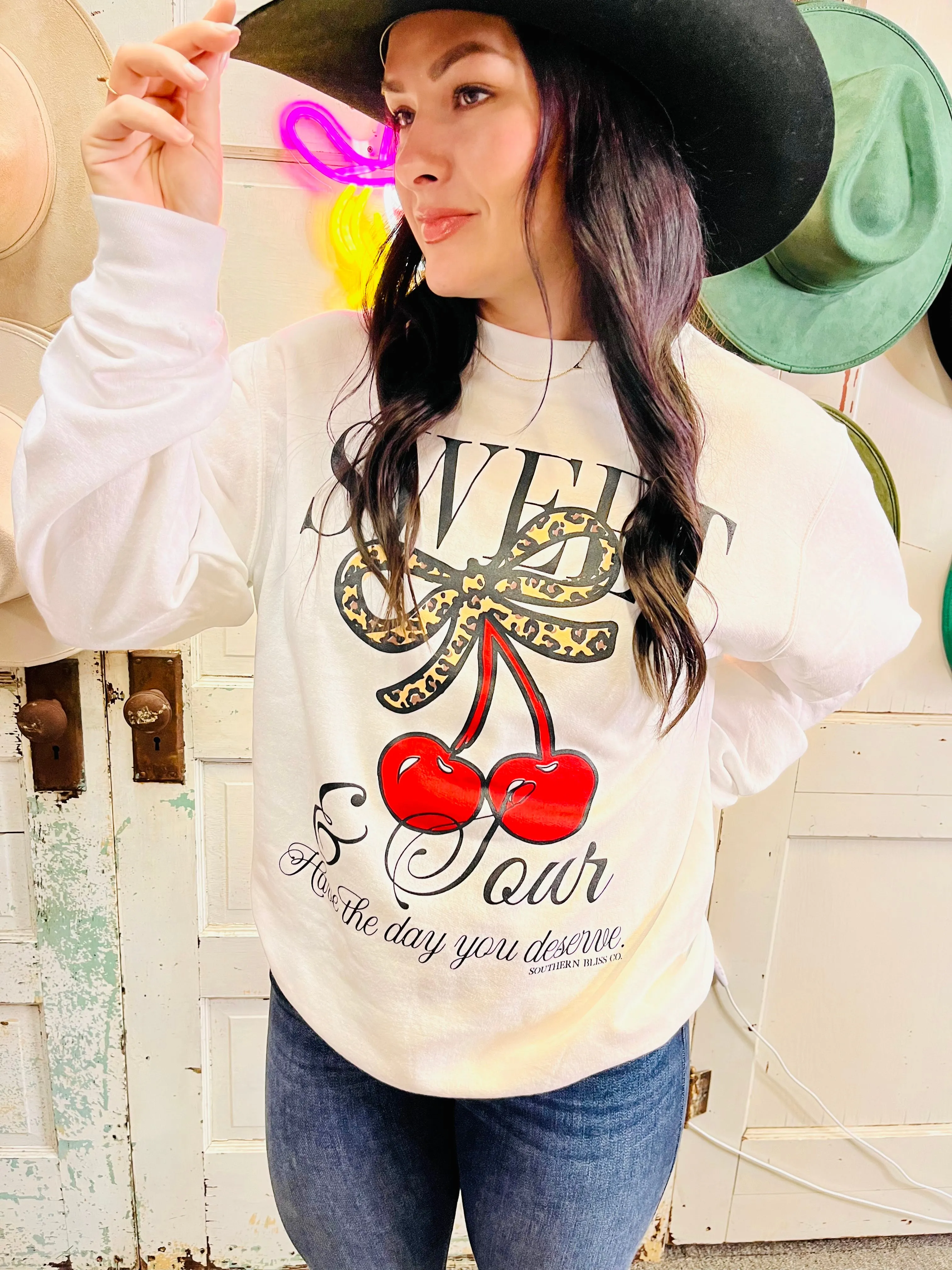 Sweet and sour sweatshirt