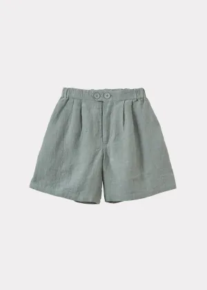 TARRA CHILDREN'S LINEN SHORTS - GREEN