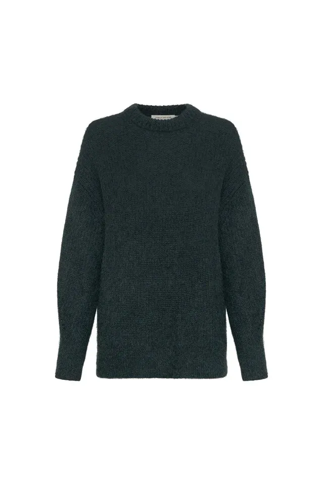Tasmin Boyfriend Jumper  Deep Sea