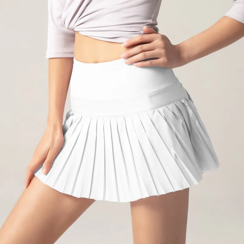 Tennis Skirt Women Pleated Golf Athletic Skorts Mini Summer Sport Skirt Pants Fitness Gym Activewear Workout Running Shorts