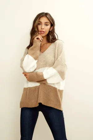 The Cozy 3 Stripe Sweater