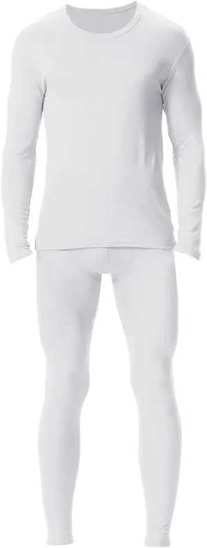 Thermal Underwear for Men Long Johns Simple Solid Color Thick Thermal Underwear Set Leggings Base Layer Cold Weather