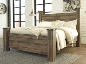 Trinell Casual Master Bedroom King Poster Footboard