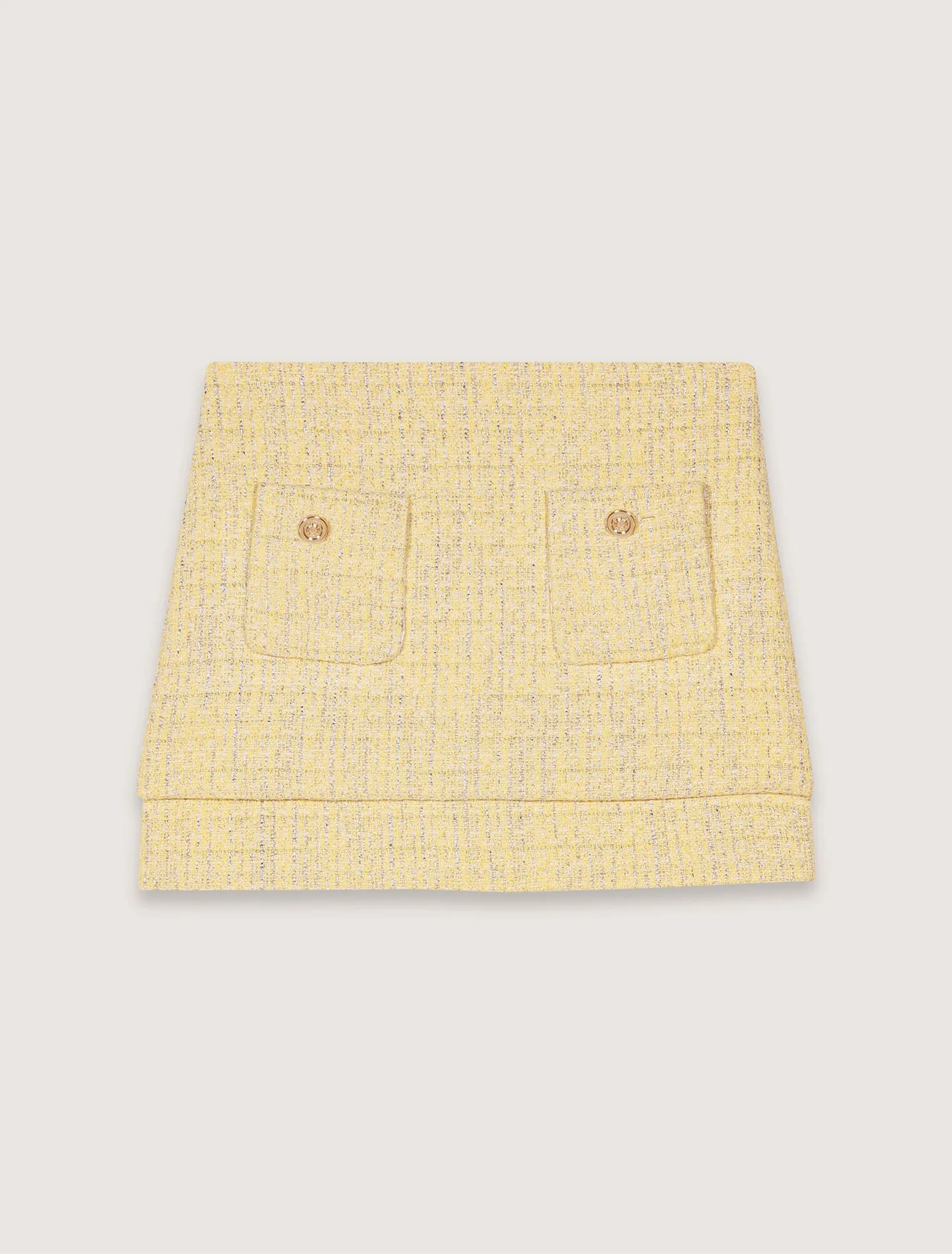 Tweed mini skirt