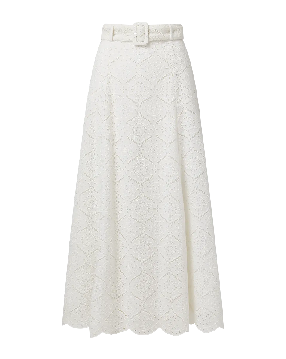 Vintry Eyelet Skirt