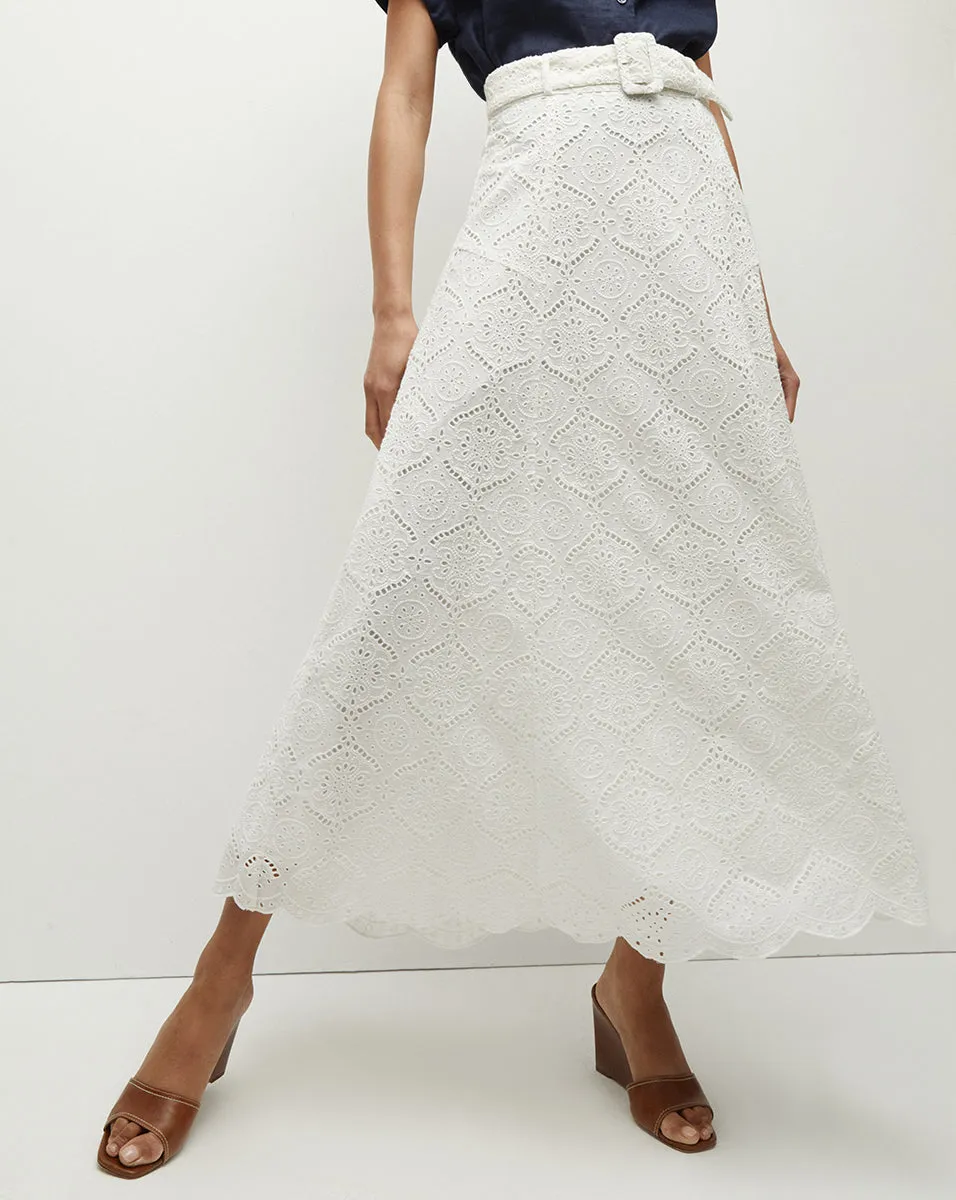 Vintry Eyelet Skirt
