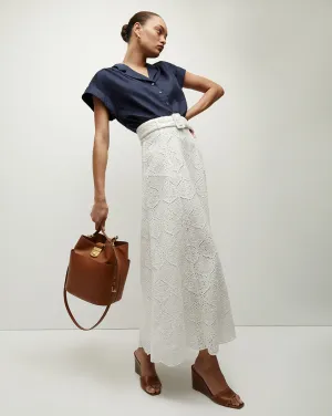 Vintry Eyelet Skirt
