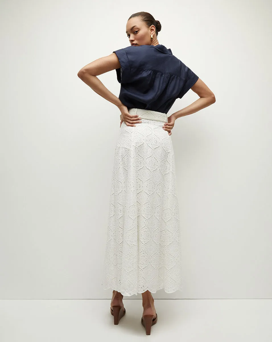 Vintry Eyelet Skirt