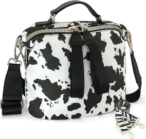 Women's Crossbody Bag - Soft Cloth Shoulder Bag, Lightweight Waterproof Purse, Stylish Slash-Proof Casual Bag