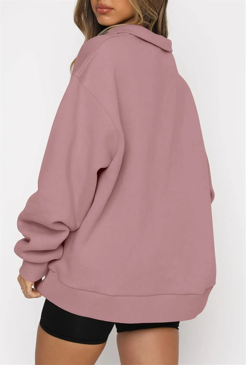 Womens Fashion Hoodies & Sweatshirt Pullover Fall Fashion 2024 Teen Girls Half Zip Winter Warm Top