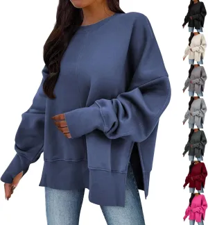 Womens Oversized Hoodies Fleece Thumb Hole Sweatshirts Long Sleeve Sweaters Pullover Fall Outfits with Pocket