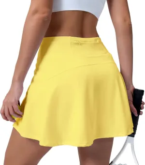Women's Tennis Skirt High Waisted Pleated Athletic Skorts Skirts for Women with Pockets Sports Casual Skirts