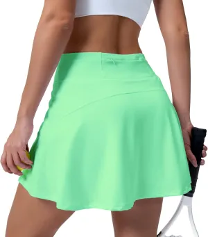Women's Tennis Skirt High Waisted Pleated Athletic Skorts Skirts for Women with Pockets Sports Casual Skirts